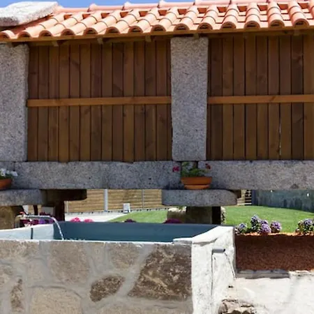 Holiday home Charming In Riba De Mouro, Fireplace *