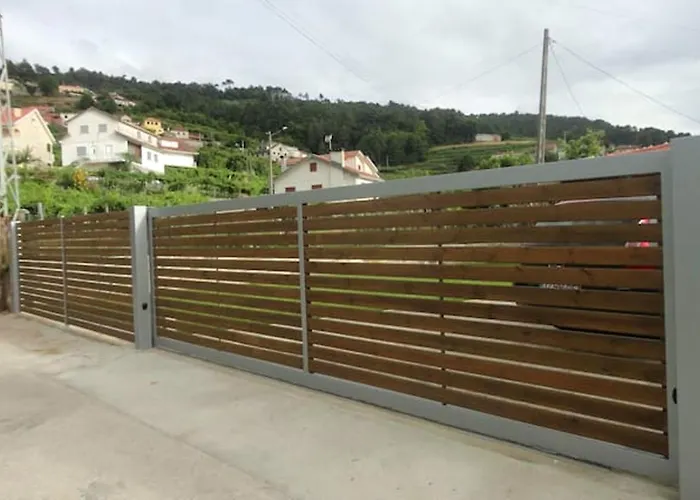 Holiday home Charming In Riba De Mouro, Fireplace *