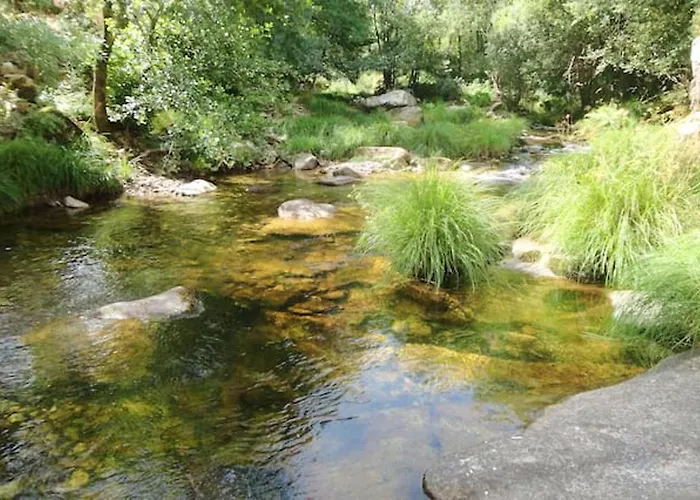 Charming In Riba De Mouro, Fireplace