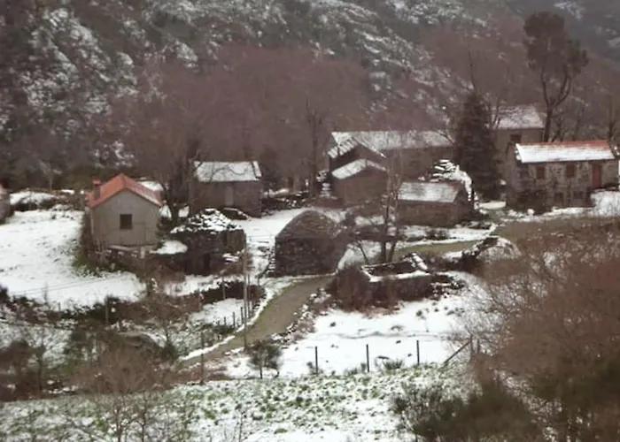 Holiday home Charming In Riba De Mouro, Fireplace *