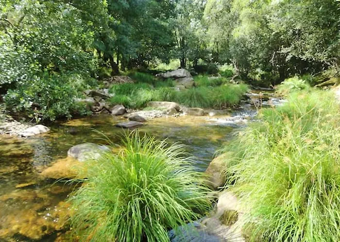 Feriehus Charming In Riba De Mouro, Fireplace *